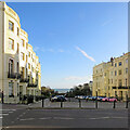 Hove: evening sunlight, Brunswick Place