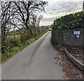 Road towards Lower Pentwyn Farm, Nantyderry