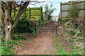 Steps up to Hawkstone Close, Kidderminster, Worcs