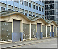 Detail of former telephone exchange, Brook Street, Nottingham