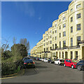 Hove: morning sunlight, Brunswick Square