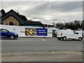 Hoarding in front of Lidl, Omagh