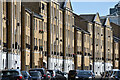 Houses along the curve of Rotherhithe Street