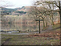 Footpath junction, Loch Faskally