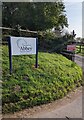 Abbey Equine Clinic name sign, Llanover