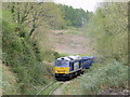 Class 60 near Machen Quarry