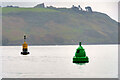 SX4753 : Two Buoys in Plymouth Sound by David Dixon