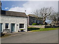 Cottage and church, Caerfarchell, Pembrokeshire