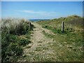 The way onto the beach