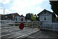 Poppleton level crossing and signal box