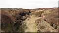 NS6082 : Peat grough, Hart Hill by Richard Webb