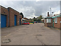 SP2965 : An almost deserted County Council depot, Montague Road, Warwick by Robin Stott