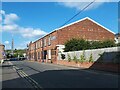 Old industrial building on Washington Street