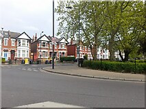 TQ2284 : Robson Avenue at the junction of Harlesden Road by David Howard