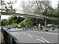 Footbridge and pedestrian crossing, Merrywalks, Stroud