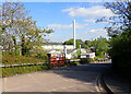 Entrance to Wellington Mills industrial estate, Huddersfield Road (A62), Liversedge