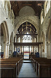 SK9857 : Interior, St Peter's church, Navenby by Julian P Guffogg