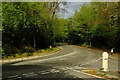 Road junction, Woldingham station