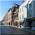 George Street: now protected by a bollard