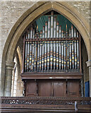 SK9857 : Organ, St Peter's church, Navenby by Julian P Guffogg