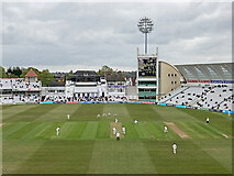 SK5838 : Trent Bridge: a cold day for cricket by John Sutton