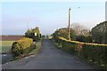 A hump in the road over a dismantled railway line