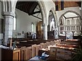 TQ9245 : Interior of Pluckley Church by Marathon