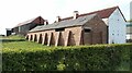 Brick built barn buttresses at Altonhill