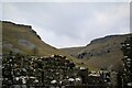 SD9163 : Gordale Scar Panorama by Kevin Waterhouse