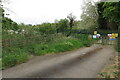 Entrance to the sewage works