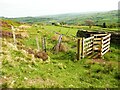 KIssing gate on Sowerby Bridge Footpath 16/3, Midgley