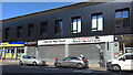 Church and chippy on Dalmarnock Road