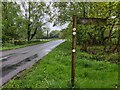 Habberley Valley Circular Walk marker post