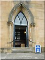 NS4863 : Doorway of former St Luke's Church by Richard Sutcliffe