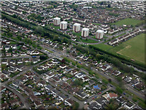 NS5170 : Old Drumchapel from the air by Thomas Nugent