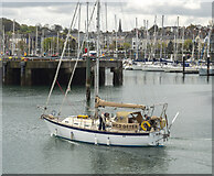 J5082 : Yacht 'Wild Otter' at Bangor by Rossographer
