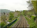 Railway west of Stansfield Road footbridge