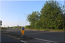 SK8708 : Roundabout on Burley Park Way, Oakham by David Howard