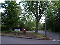 Post box in Abbotswood