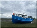 Boat on the Penclawdd saltmarsh