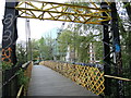ST6071 : Footbridge to Sparke Evans park by Neil Owen