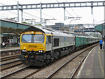 ST3088 : Class 66 with scrap class 455 units at Newport by Gareth James