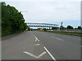 New footbridge over the A45