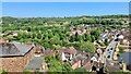 Bridgnorth Low Town from the High Town