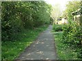 Footpath along Burnetts Lane, Horton Heath