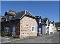 Contrasting cottages, Shore Street, Avoch