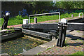 SO9199 : Ground paddle gear and gate at Wolverhampton Locks, No 6 by Roger  D Kidd