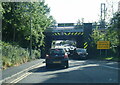 Grange Avenue passing under low railway bridge