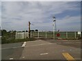 SE4655 : Level crossing gate at Hammerton by Stephen Craven