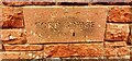 Name plaque on north parapet of Ford Bridge